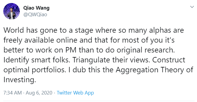  Source:  Qiao Wang on Twitter  